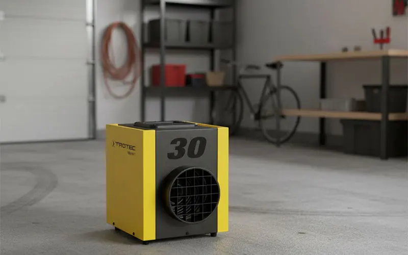 Chauffage électrique monophasé compact Trotec TEH 30 T - 1410000205 230 V