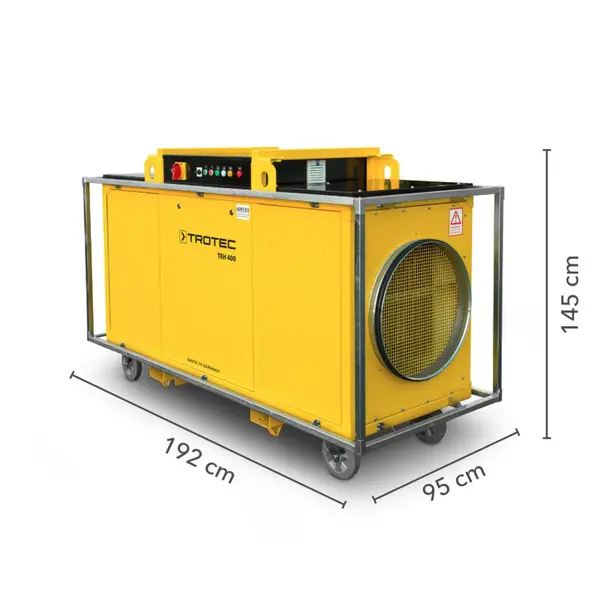 Trotec TEH 400 1410000160 - Chauffage électrique professionnel haute puissance 125 kW
