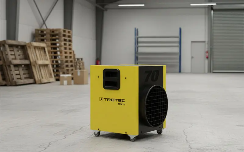 Chauffage électrique monophasé Trotec TEH 70 - 12 kW 230 V