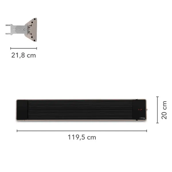 Trotec IRD 1800 1410003320 - Chauffage infrarouge extérieur sans éclairage