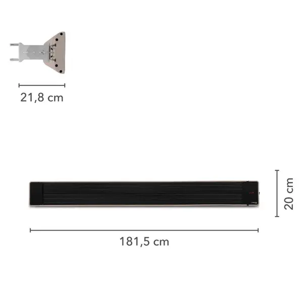 Trotec IRD 3200 1410003340 - Chauffage infrarouge extérieur sans éclairage