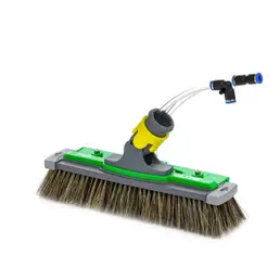 Brosse de nettoyage photovoltaïque hybride Unger nLITE - 28 cm