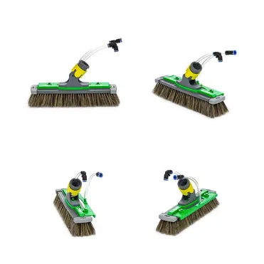 Brosse de nettoyage photovoltaïque hybride Unger nLITE - 28 cm