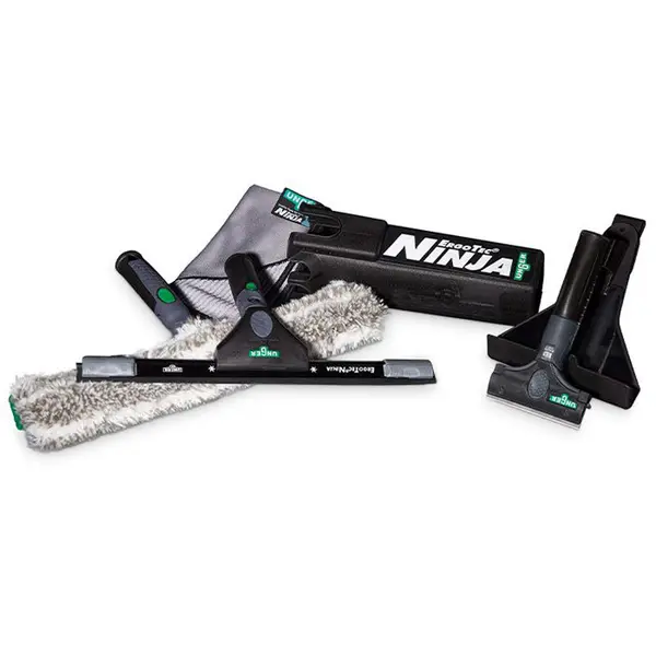 Unger ErgoTec NINJA AKN14 - Kit de nettoyage de vitres professionnel 6 en 1