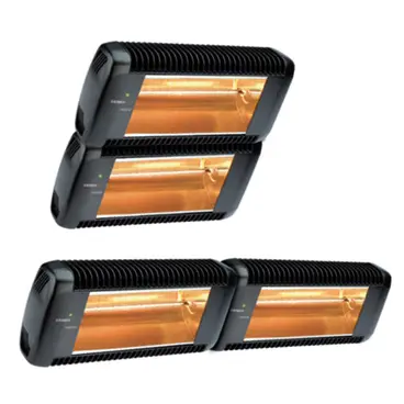 Radio tandem Varma 550/20NR/2 - Lampe infrarouge 2000 W - avec télécommande radio