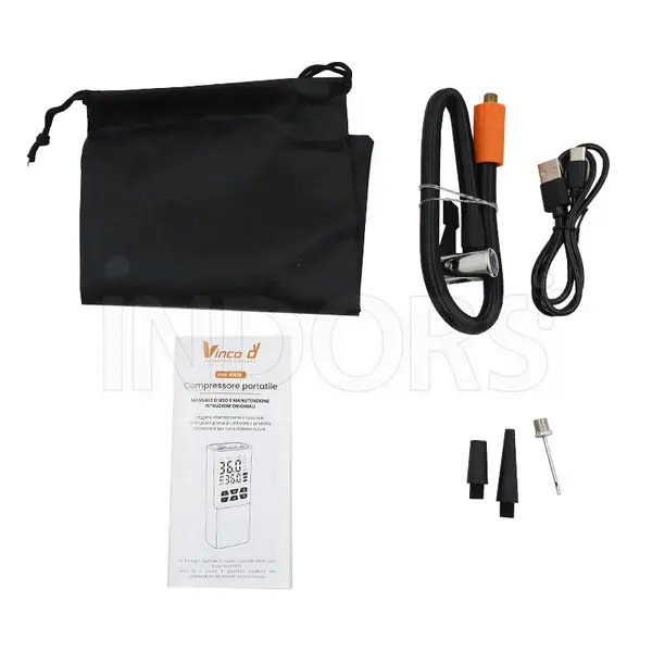 Vinco 60625 - Compresseur portable multifonctionnel 11,1 V alimenté par batterie