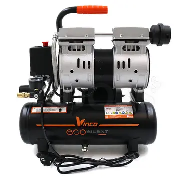 Vinco 60702 - Compresseur silencieux sans huile 1 CV