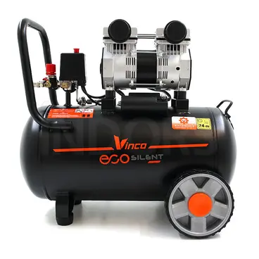 Vinco 60703 - Compresseur silencieux sans huile de 1,5 CV