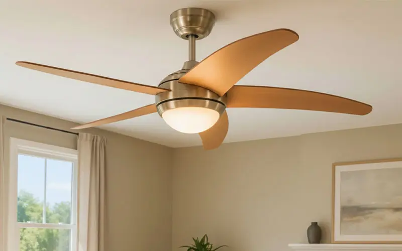 Ventilateur de plafond Vinco 70951 - Moteur CC 6 vitesses avec LED 3 couleurs