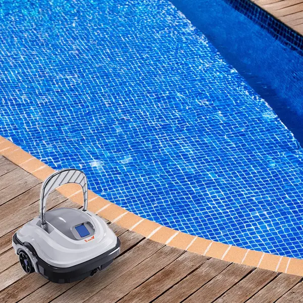 Vinco 40601 Sirena - Robot nettoyeur de piscine sans fil et alimenté par batterie