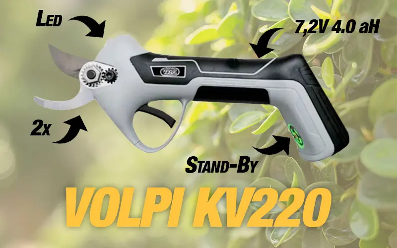 Ciseaux électroniques à batterie Volpi KV220