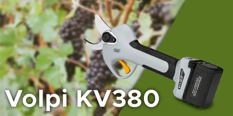 J'utilise les ciseaux électroniques sans fil Volpi KV380 - 21,6 V