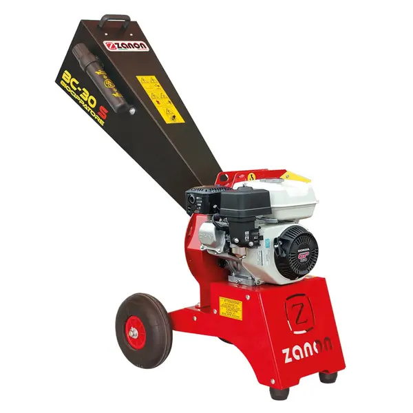 Broyeur de branches électrique monophasé Zanon BC 30-S 1002876, 6,5 CV, largeur de coupe 4 cm