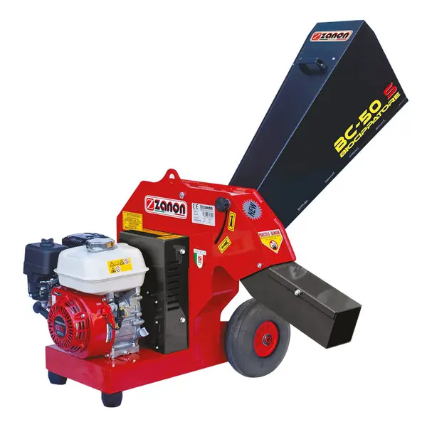 Zanon BC 50-S 1003179 - Broyeur de branches avec moteur Honda de 6,5 CV et diamètre de coupe de 5 cm