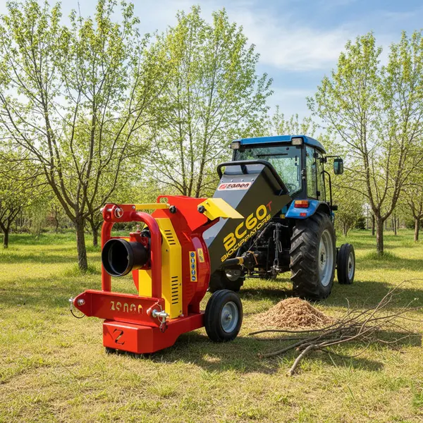 Broyeur de branches Zanon BC 60-T 1002860 - à prise de force pour tracteurs de 20 à 50 CV, diamètre de coupe : 7 cm