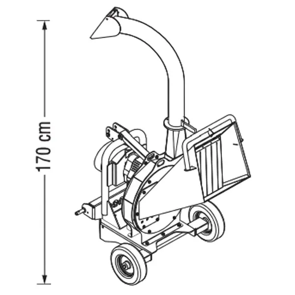 Broyeur de branches Zanon BC 90-T 1002899 - à prise de force pour tracteurs de 20 à 50 CV, diamètre de coupe : 10 cm