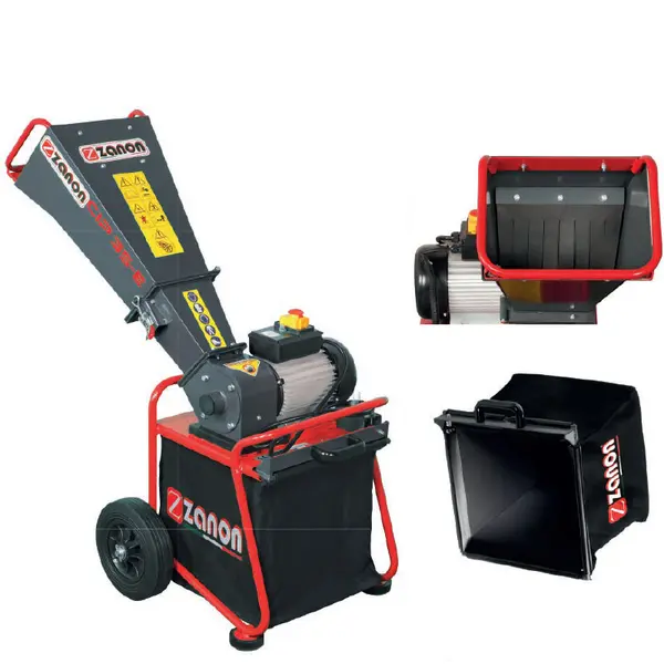 Zanon CIP 35-E - Broyeur de branches Hobby Panier 65 L
