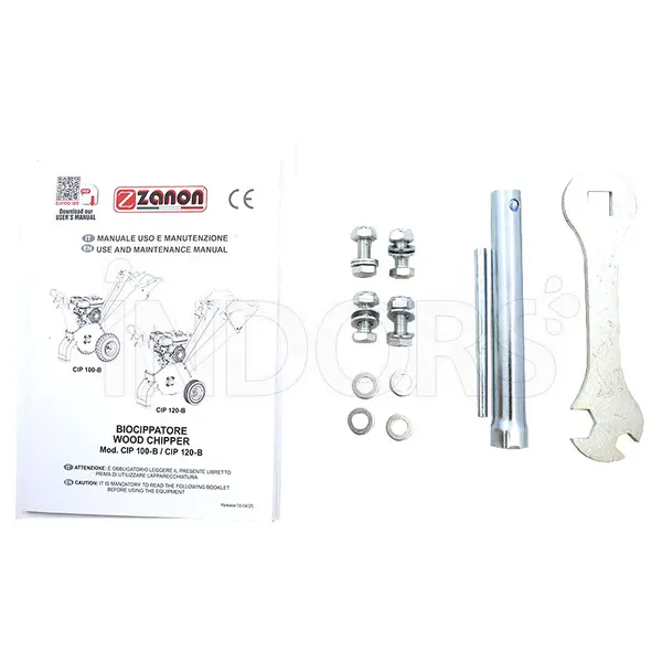 Broyeur de branches professionnel Zanon CIP 100-B 1003990 avec éjection réglable à 360°