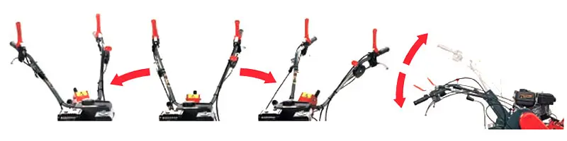 Broyeur à fléaux à poignée réglable Zanon MTZ 600