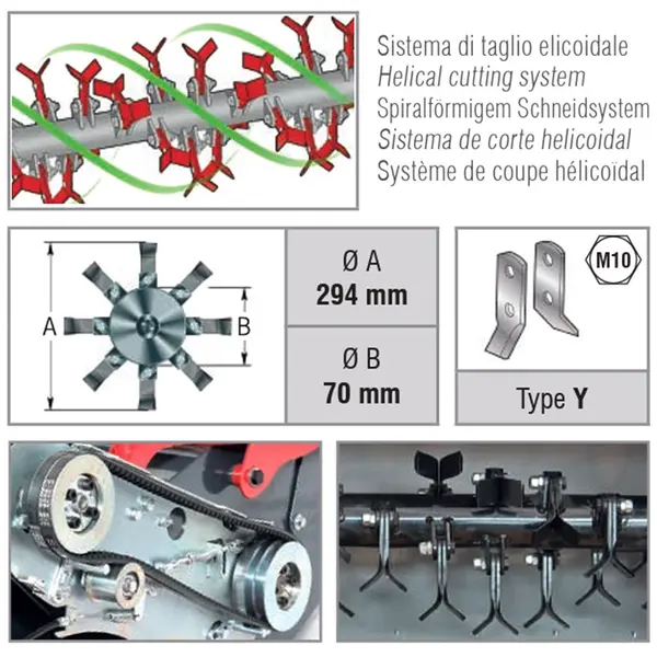 Broyeur à fléaux professionnel Zanon MTZ 600